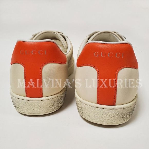 GUCCI SNEAKERS MENS LEATHER DISNEY ACE MICKEY MOUSE SIGNATURE SHOES - Picture 14 of 16